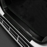 5CM*3M CarDoor Sill Protector Strip Carbon Fiber Bumper Sticker Rubber Trim Edge