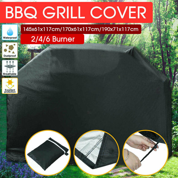 2/4/6 Burner BBQ Cover Waterproof Outdoor Gas Charcoal Barbecue Grill Protector