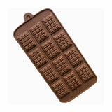 Chocolate Mold Mould Bar Break Apart Choc Block Ice Tray Silicone Cake Bake Mold