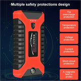 Portable 99800mAh Car Jump Starter Vehicle Booster Power Bank Battery Auto 12V