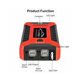 Portable 99800mAh Car Jump Starter Vehicle Booster Power Bank Battery Auto 12V