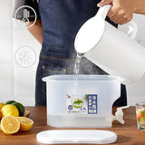3.5L Water Pitcher Jug With Faucet Drinkware Kettle Bottle Refrigerator Summer