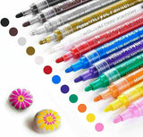 24 Acrylic Paint Pens For Rock Painting Stone Ceramic Glass Rock Markers