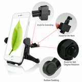 Universal 360° Windshield Mount Car Holder Cradle For GPS Mobile Smart Phone