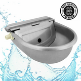 Stainless Water Trough Bowl Automatic Drinking For Dog Horse Chicken Auto Fill