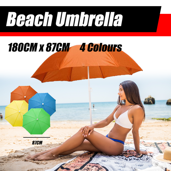Adjustable Folding Outdoor Beach Umbrella Sun Shade Outdoor Protection 180CM
