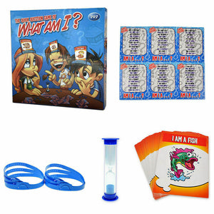 WHAT AM I? BOARD GAME FAMILY KIDS CHILDREN TOYS MEMORY CARD GAMES PARTY GIFT