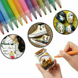 24 Acrylic Paint Pens For Rock Painting Stone Ceramic Glass Rock Markers