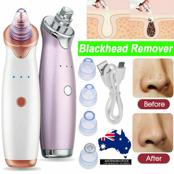 Face Facial Pore Blackhead Vacuum Derma Suction+Usb Charge Diamond Dermabrasion