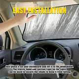 Foldable Large Sun Shade Car Truck Van Windshield Visor Sun Block Reflective