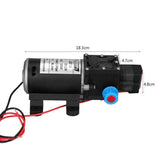 12V 100W 160PSI Pressure Water Pump 8L/Min Self-Priming Caravan Camping Boat