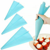 6pcs Nozzle + Silicone Icing Piping Cream Pastry Bag Set Cake Decorating Tool