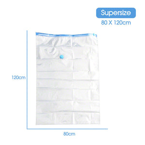 10pcs Vacuum Storage Bags Space Saver Seal Compressing Medium L0 Jumbo Supersize