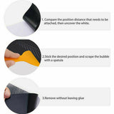 4D Carbon Fiber Car Sticker Door Sill Side Scuff Plate Anti Scratch Protector