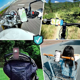 360° Bike Phone Holder Handlebar Mount Rotation for Motorcycle Bicycle MTB Pram