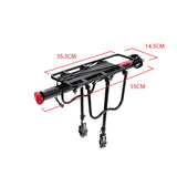 Bicycle Mountain Bike Rear Rack Seat Post Mount Pannier Luggage Tail Carrier