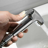 Hand Held Shower Head Douche Bidet Toilet Spray Jet Shattaf Kit Chrome