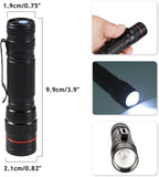 LED Flashlight Zoom USB Rechargeable Tactical Torch Light Waterproof AU