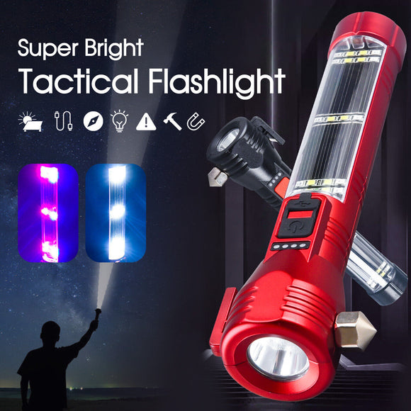 Most Powerful 110000LM Tactical Magnetic USB Flashlight LED Hunting Torch