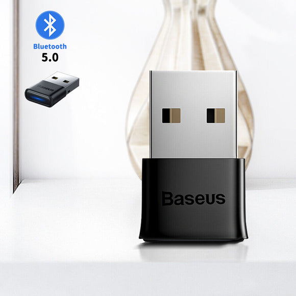 Baseus USB Wireless Bluetooth 5.0 Transmitter Dongle Receiver PC Speaker Adapter