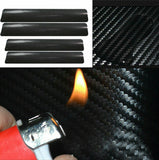 4D Carbon Fiber Car Sticker Door Sill Side Scuff Plate Anti Scratch Protector