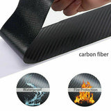 4D Carbon Fiber Car Sticker Door Sill Side Scuff Plate Anti Scratch Protector