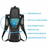 Hiking Camping Cycling Running Hydration Pack Backpack Bag + 2L Water Bladder