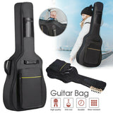 41"Guitar Bag Padded Gig Bag Double Straps Backpack Soft Black Case Acoustic