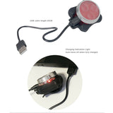 Waterproof Bicycle Bike Lights Front Rear Tail Light Lamp USB Rechargeable IPX4