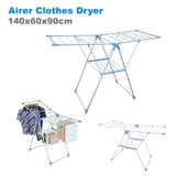 Airer Clothesline Dryer Washing Clothes Line Winged Laundry Rack Folding