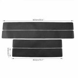 4D Carbon Fiber Car Sticker Door Sill Side Scuff Plate Anti Scratch Protector