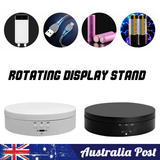 360° Rotating Electric Turntable Display Stand Jewelry Photography Show Holder