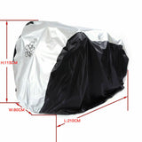 Universal Waterproof Bicycle Bike Cover Rain Garage Storage Protector For 2 Bike