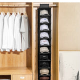 10 Tier Clothes Organiser Wardrobe Hanging Storage Closet Shoes Hanger Bag