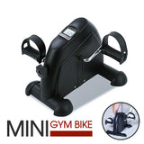 PORTABLE EXERCISER MINI BIKE TRAINER EXERCISE MACHINE DESK HOME GYM PEDAL CYCLE