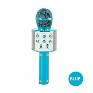 Karaoke Microphone Speaker Wireless Bluetooth Handheld Mic USB Player KTV WS858