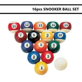 EYECUE 16pc 1 7/8 Inch Kelly Pool Ball Set