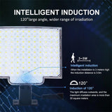 106 LED Solar Motion Sensor Light Outdoor IP65 Wall Security Garden Flood Lamp