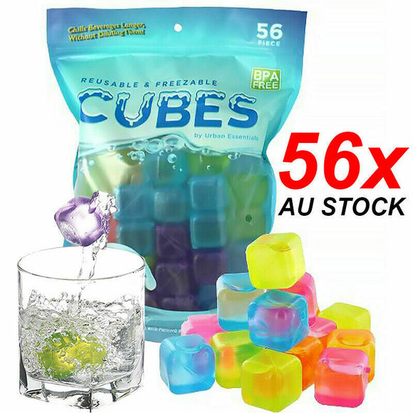 Reusable Ice Cube Freezable Water Bottle Cooling Rods Refreezable BPA Free