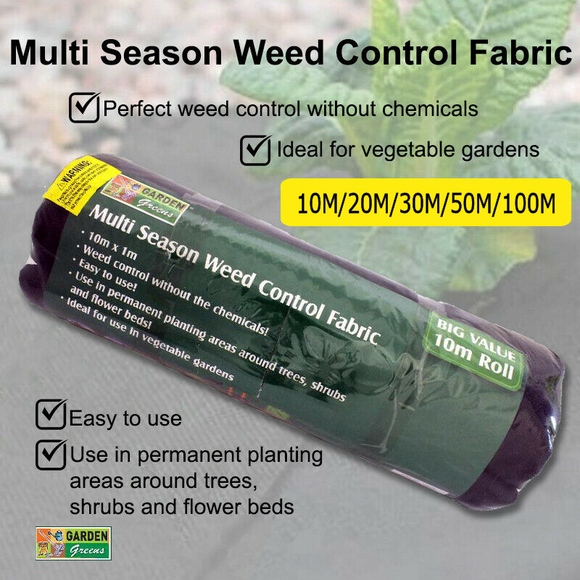 Weedmat Weed Control Mat Matting Woven Fabric Plant PE Garden Cover