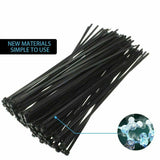 Cable Ties 100x Zip Ties Nylon UV Stabilised Bulk Black Cable Tie