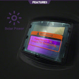 Solar Auto Darkening Welding Helmet BLACK Arc Tig Grinding Welder Mask