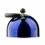 Adventure 2L Portable Camping Kettle Blue Stainless Steel Whistling Kettle