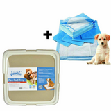 Training Pads Holder /& 50pcs Puppy Pet Dog Indoor Cat Toilet Training Pads Set