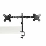 Dual HD LCD Screen TV Holderp LED Desk Mount Monitor Stand 2 Arm Display Bracket