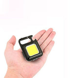 1x Strong light portable mini keychain small flashlight USB magnetic WorkLight