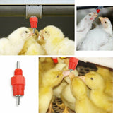 10x Water Nipple Valves Auto Drinker Waterer Feeder Poultry Chicken Duck Bird
