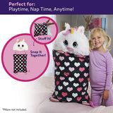 Happy Nappers Fluffaluff Pets Snap On & Off The Pillowcase