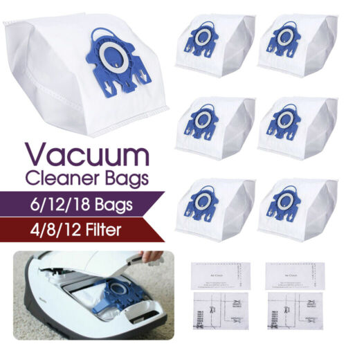 6-18x Vacuum Cleaner Bags For Miele FJM Hyclean 3D GN C2 C3 S2 S5 S8 S5211 S5210
