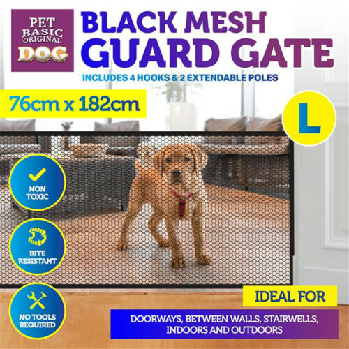 Pet Gate Mesh Safe Fence Barrier Guard Stair Enclosure Dog Baby Puppy Safety Net